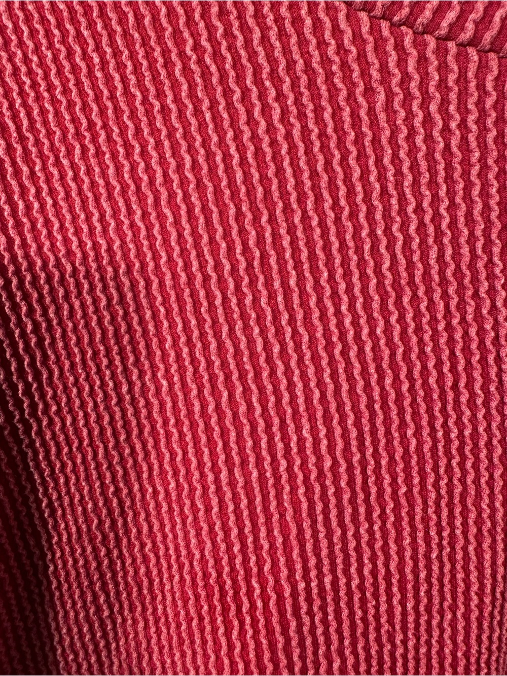 W210. Altar'd State Ribbed Crewneck Sweater in Raspberry - Picture 4 of 7